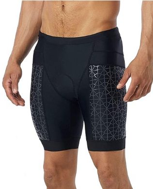 TYR Men's Competition Triathlon Shorts Black