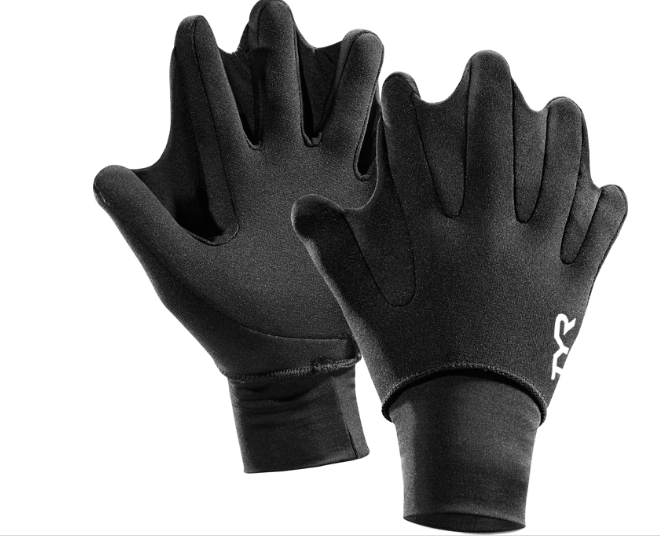 TYR Unisex Neoprene Swim Gloves