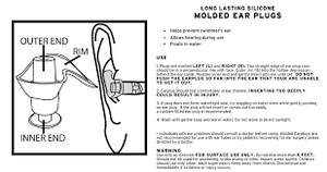 TYR  Silicone Moulded Ear plugs