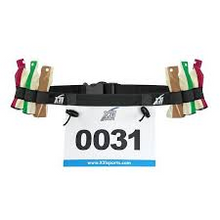 TriSwim Race Number Belt With Gel Holders