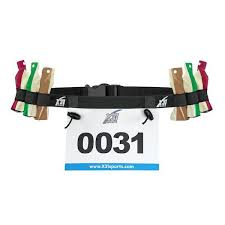 TriSwim Race Number Belt With Gel Holders