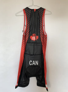 Canada Triathlon Men's Rear Zip Tri Suit